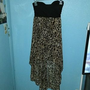 No boundaries strapless dress